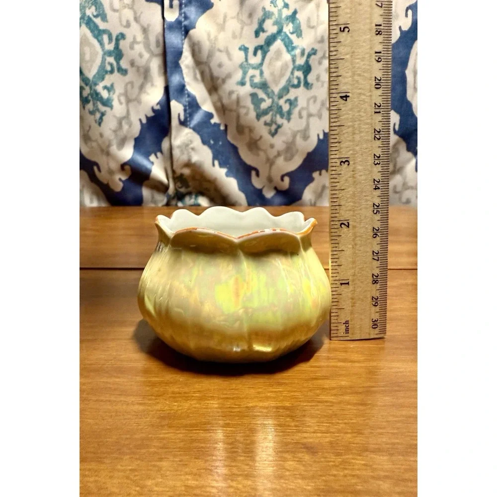 P.A.L.T. Czecho-Slovakia Porcelain Creamer Sugar Lusterware PALT Czaechoslavakia